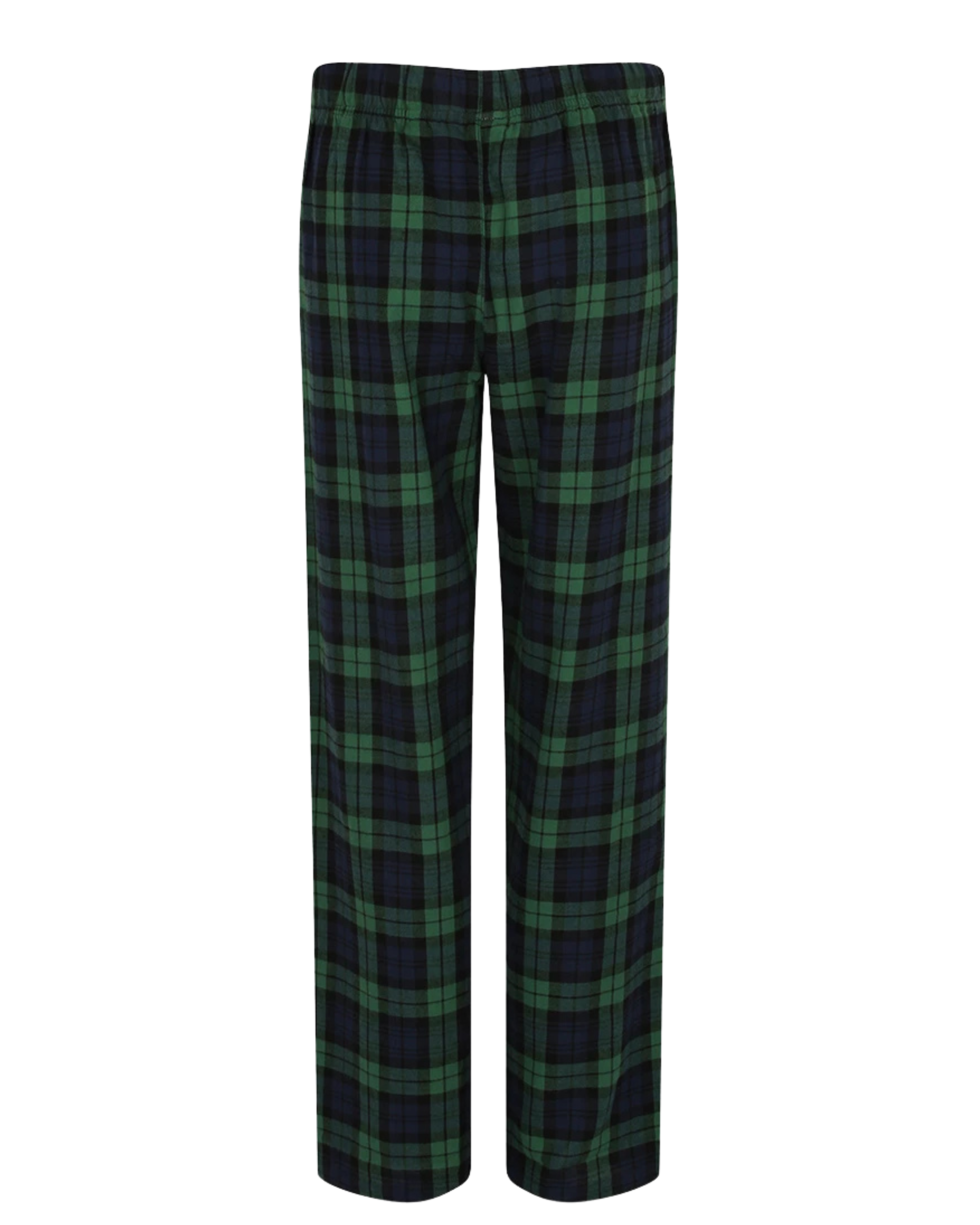 Kids Green Tartan Pyjama Trousers