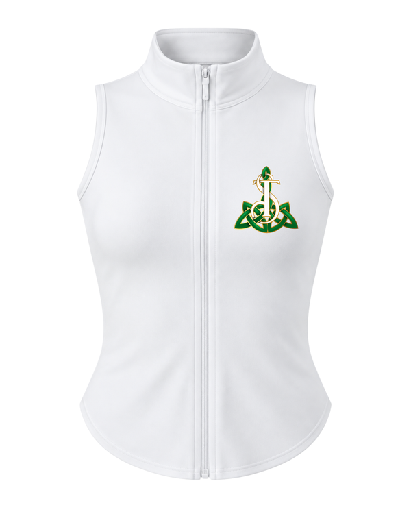Adults Sleeveless Zip Top